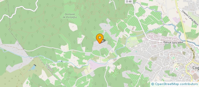 localisation de l'entreprise SCI SEBIMO  COGOLIN