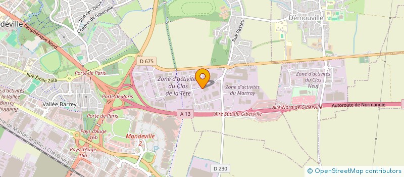 localisation de l'entreprise SCI SEBIRE à GIBERVILLE