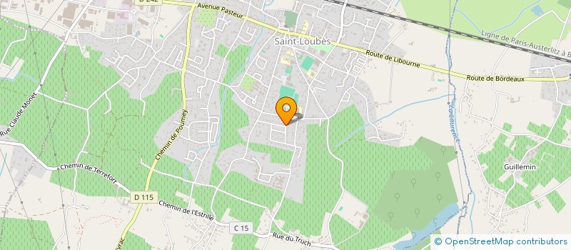 localisation de l'entreprise SCI SEBISA  SAINT-LOUBES