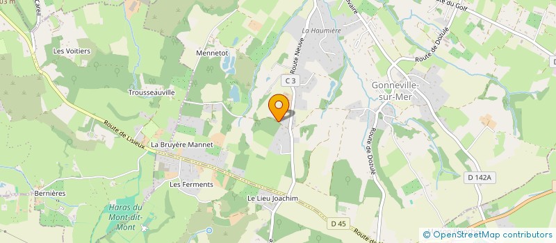 localisation de l'entreprise SCI SEBLAU  GONNEVILLE-SUR-MER