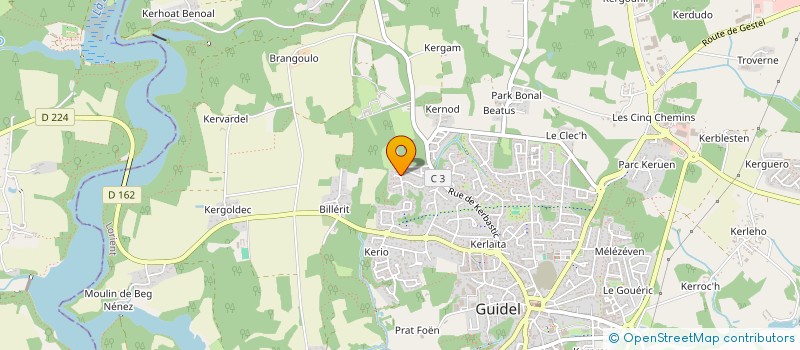 localisation de l'entreprise SCI SEBLEUR  GUIDEL