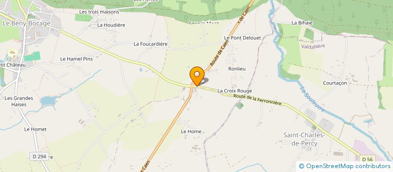 localisation de l'entreprise SCI SEBMAIN à SOULEUVRE EN BOCAGE
