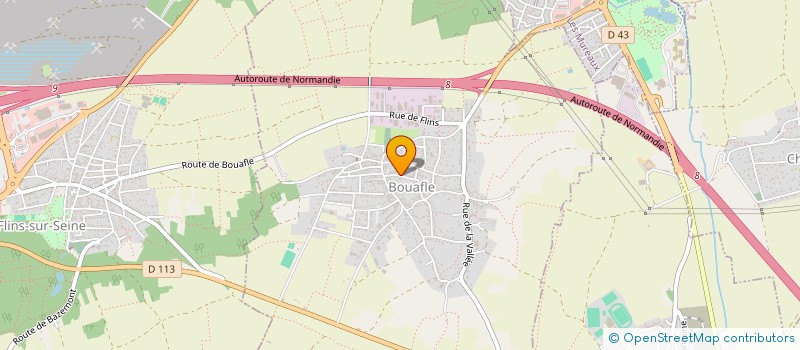 localisation de l'entreprise SCI SEBMAR  BOUAFLE