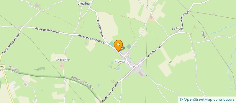 localisation de l'entreprise SCI SEBMAR à FLOYON