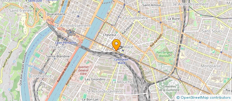 localisation de l'entreprise SCI SEBMARLY  LYON