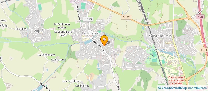 localisation de l'entreprise SCI SEBNAMREDEL  LA MILESSE