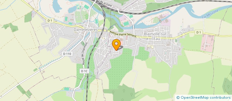 localisation de l'entreprise SCI SEBNES IMMO  BLAINVILLE-SUR-L'EAU