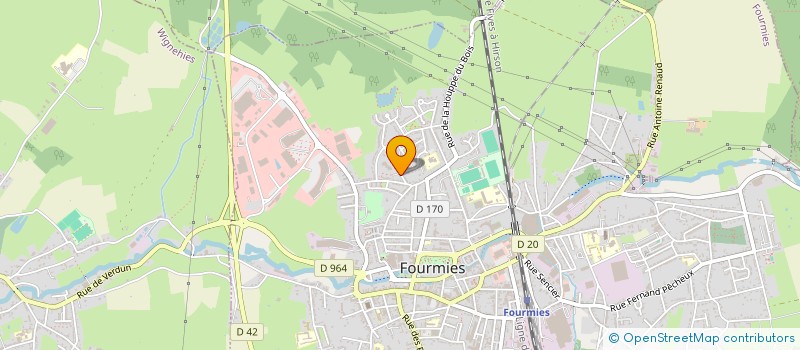 localisation de l'entreprise SCI SEBP  FOURMIES