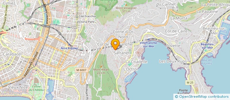 localisation de l'entreprise SCI SEBRUKA à VILLEFRANCHE SUR MER