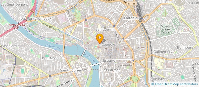 localisation de l'entreprise SCI SEBTREM à TOULOUSE