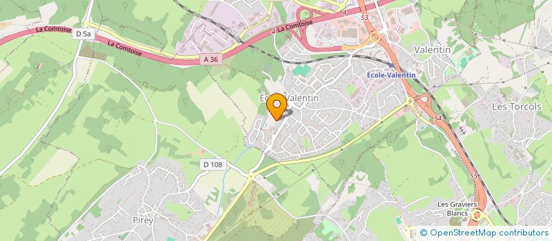 localisation de l'entreprise SCI SEBUR  ECOLE-VALENTIN