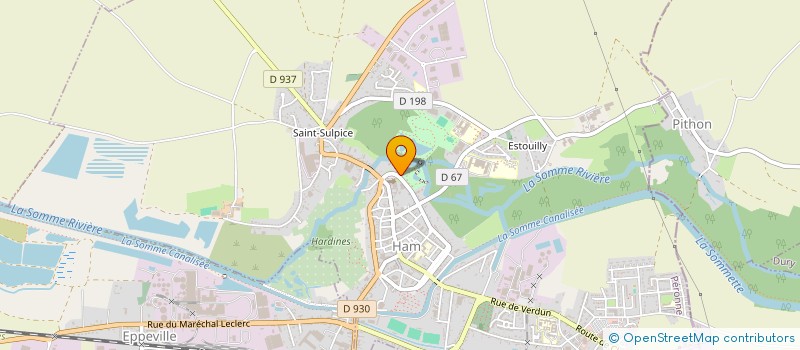 localisation de l'entreprise SCI SEBVH à HAM