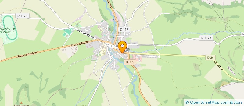 localisation de l'entreprise SCI SECANCE  VITTEAUX