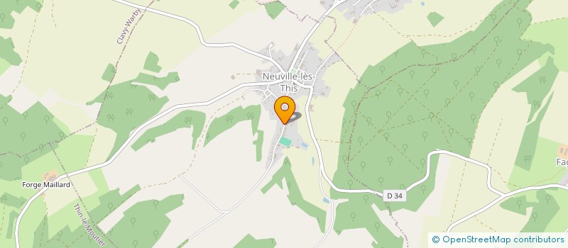 localisation de l'entreprise SCI SECC  NEUVILLE-LES-THIS