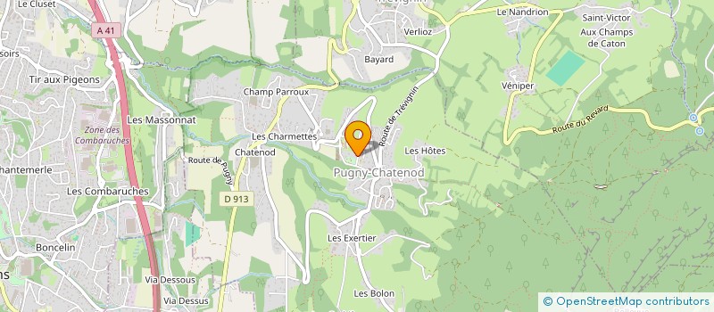 localisation de l'entreprise SCI SECCO-PETIT PORT  PUGNY-CHATENOD