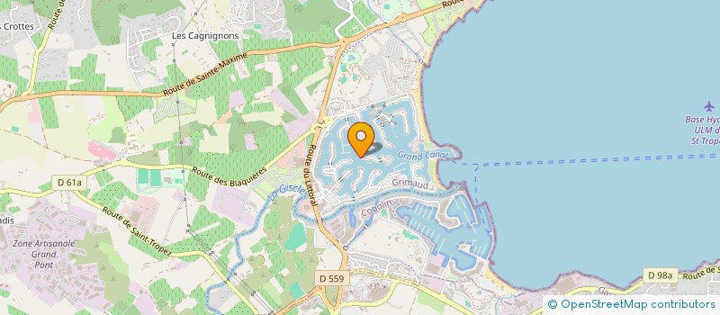 localisation de l'entreprise SCI SECE à GRIMAUD