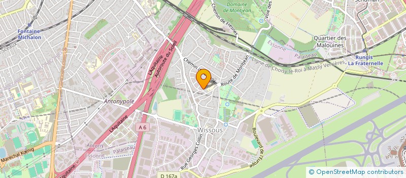 localisation de l'entreprise SCI SECEMAESKI  WISSOUS