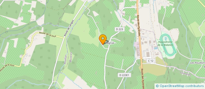 localisation de l'entreprise SCI SECHDEMAZ  MAZERES