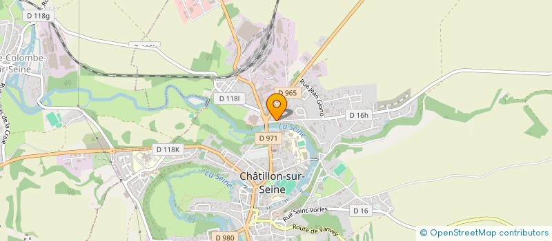 localisation de l'entreprise SCI SECHE BOUTEILLE  CHATILLON-SUR-SEINE