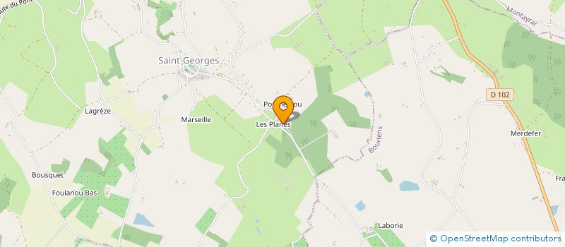 localisation de l'entreprise SCI SECHET LOC à SAINT-GEORGES