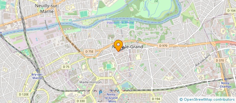 localisation de l'entreprise SCI SECI à NOISY-LE-GRAND