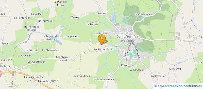 localisation de l'entreprise SCI SECL  LAIGNELET