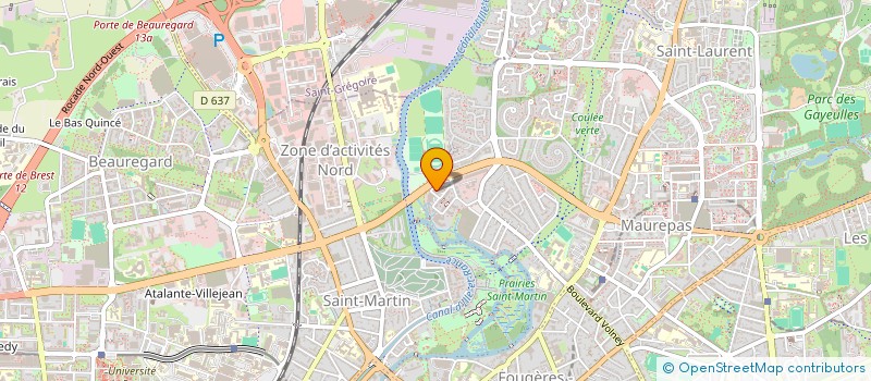 localisation de l'entreprise SCI SECLA  RENNES