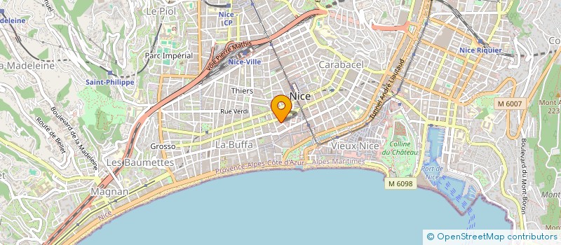 localisation de l'entreprise SCI SECOMD  NICE