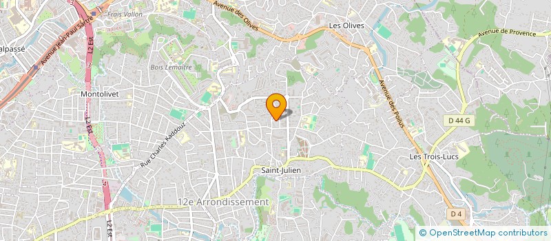 localisation de l'entreprise SCI SECOND à MARSEILLE