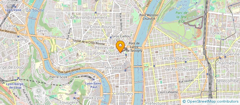 localisation de l'entreprise SCI SECOND LIFE à LYON