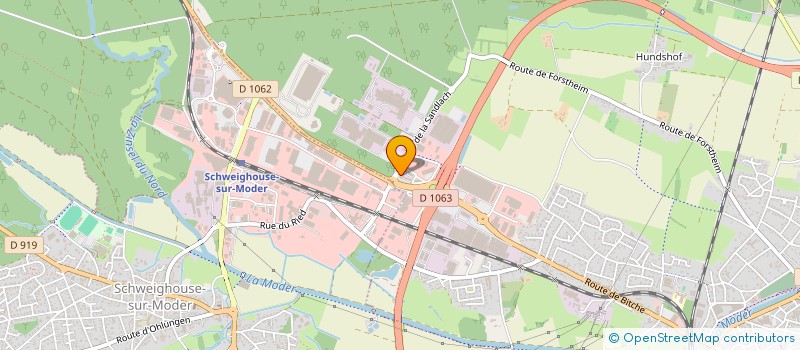 localisation de l'entreprise SCI SECONDAIRE  HAGUENAU