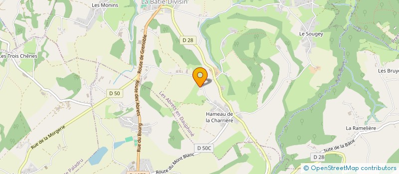 localisation de l'entreprise SCI SECONDE ENERGIE  LES ABRETS-EN-DAUPHINE