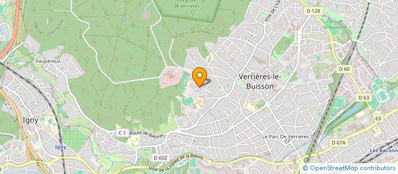 localisation de l'entreprise SCI SECT à VERRIERES-LE-BUISSON