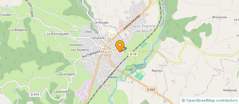 localisation de l'entreprise SCI SECULA BEAUPERE à QUEZAC