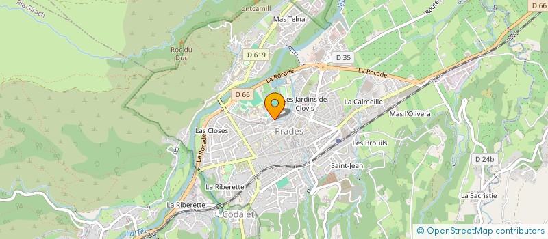 localisation de l'entreprise SCI SECUNDO  PRADES