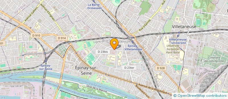 localisation de l'entreprise SCI SECURIMMO à EPINAY-SUR-SEINE