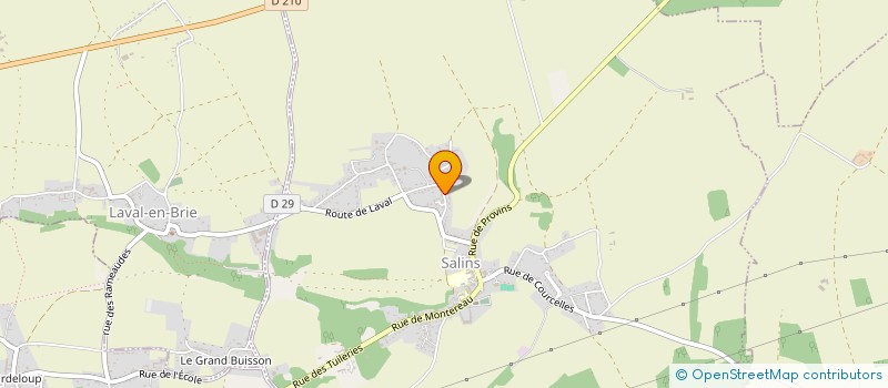 localisation de l'entreprise SCI SECURINVEST  SALINS