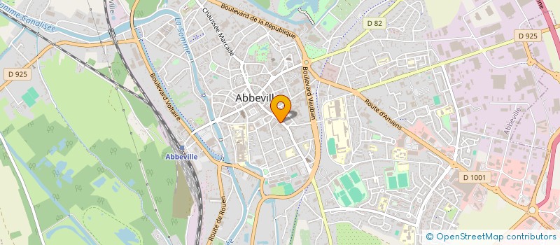 localisation de l'entreprise SCI SECURITE à ABBEVILLE
