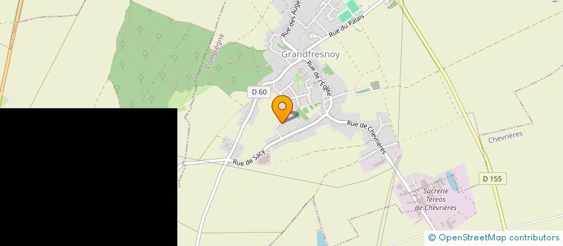 localisation de l'entreprise SCI SECY  GRANDFRESNOY