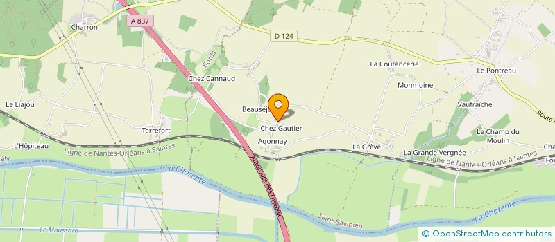 localisation de l'entreprise SCI SEDA  SAINT-SAVINIEN