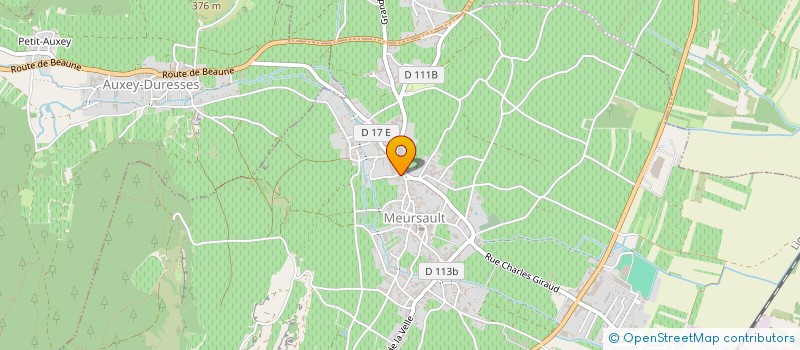 localisation de l'entreprise SCI SEDACA  MEURSAULT