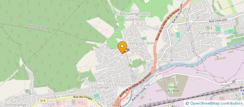 localisation de l'entreprise SCI SEDACO  CLOUANGE