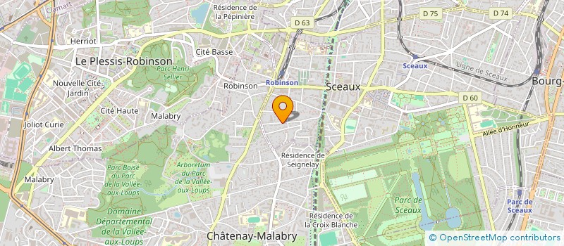 localisation de l'entreprise SCI SEDAGHATI NIA à SCEAUX