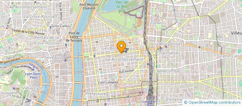 localisation de l'entreprise SCI SEDAINE 50  LYON