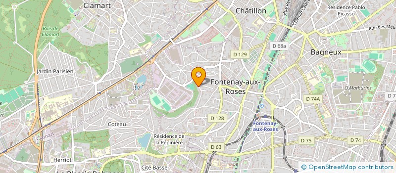 localisation de l'entreprise SCI SEDAINE RATEAU à FONTENAY-AUX-ROSES