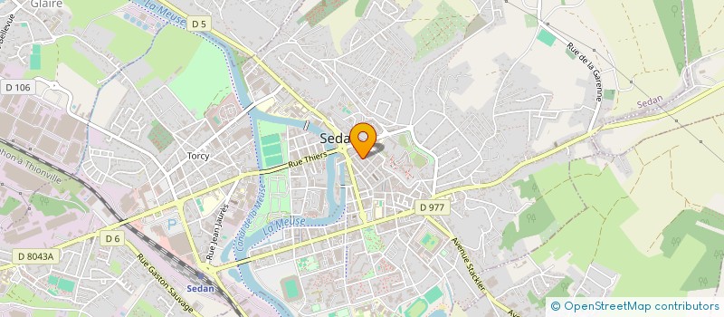 localisation de l'entreprise SCI SEDAN MOULE  SEDAN