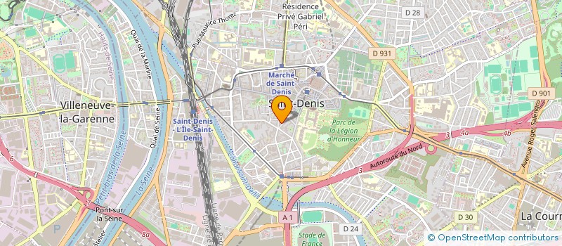 localisation de l'entreprise SCI SEDDIK  SAINT-DENIS