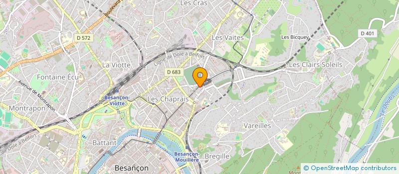 localisation de l'entreprise SCI SEDEDENT  BESANCON