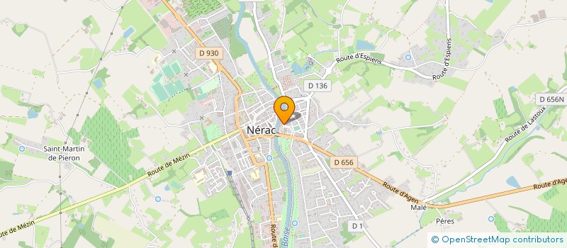 localisation de l'entreprise SCI SEDERIE  NERAC