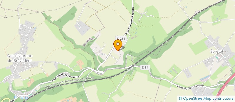 localisation de l'entreprise SCI SEDES  SAINT-ROMAIN-DE-COLBOSC